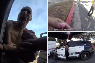 Police officer pleads “don’t shoot me” as suspect steals her gun before being fatally shot